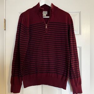 LL Bean cashmere blend quarter zip